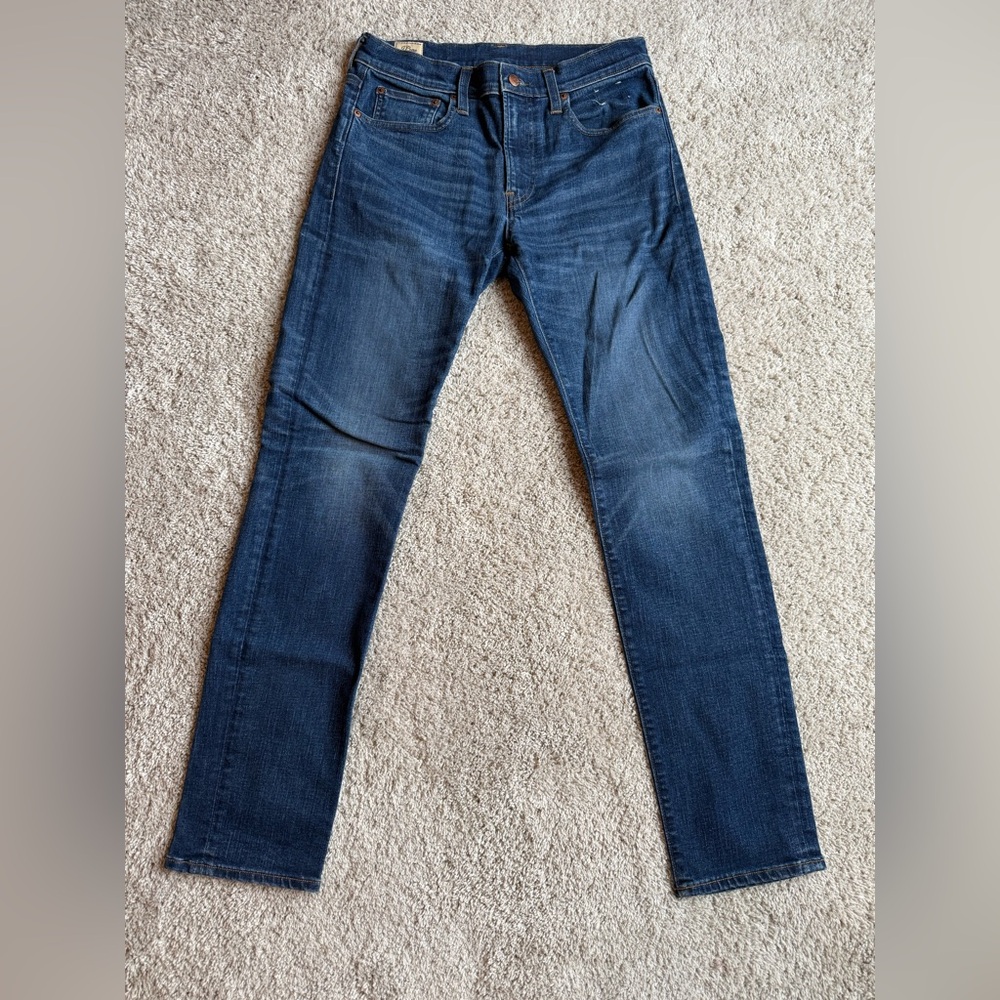 J. Crew Men’s Blue 484 Slim Jeans 30x32 Classic Denim Style